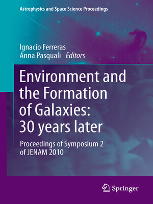 cover image of Environment and the Formation of Galaxies